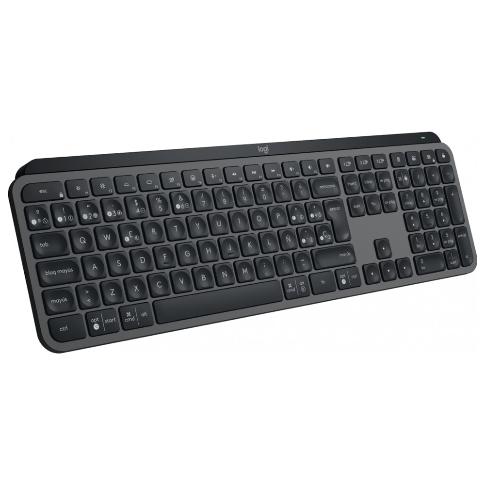Teclado Logitech MX Keys S Wireless / Espanhol - Graphite (920-011561)