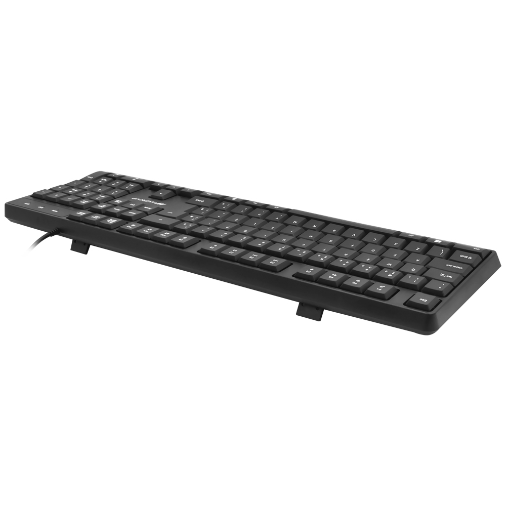 Teclado Macrovip MV-K801UB-BR USB / Português - Preto