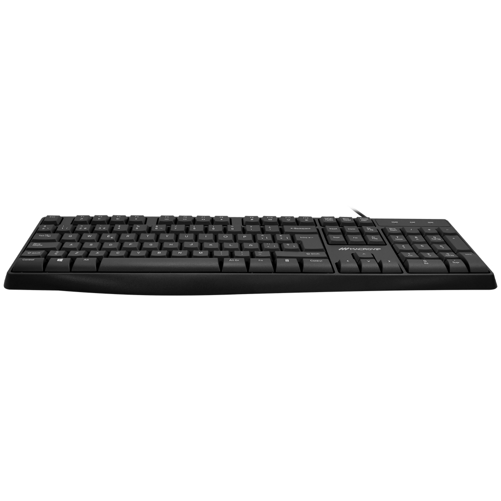 Teclado Macrovip MV-K801UB-SP USB / Espanhol - Preto