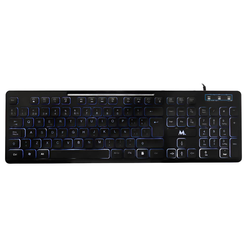 Teclado Mtek KB-7269L USB / Backlight / Espanhol - Preto