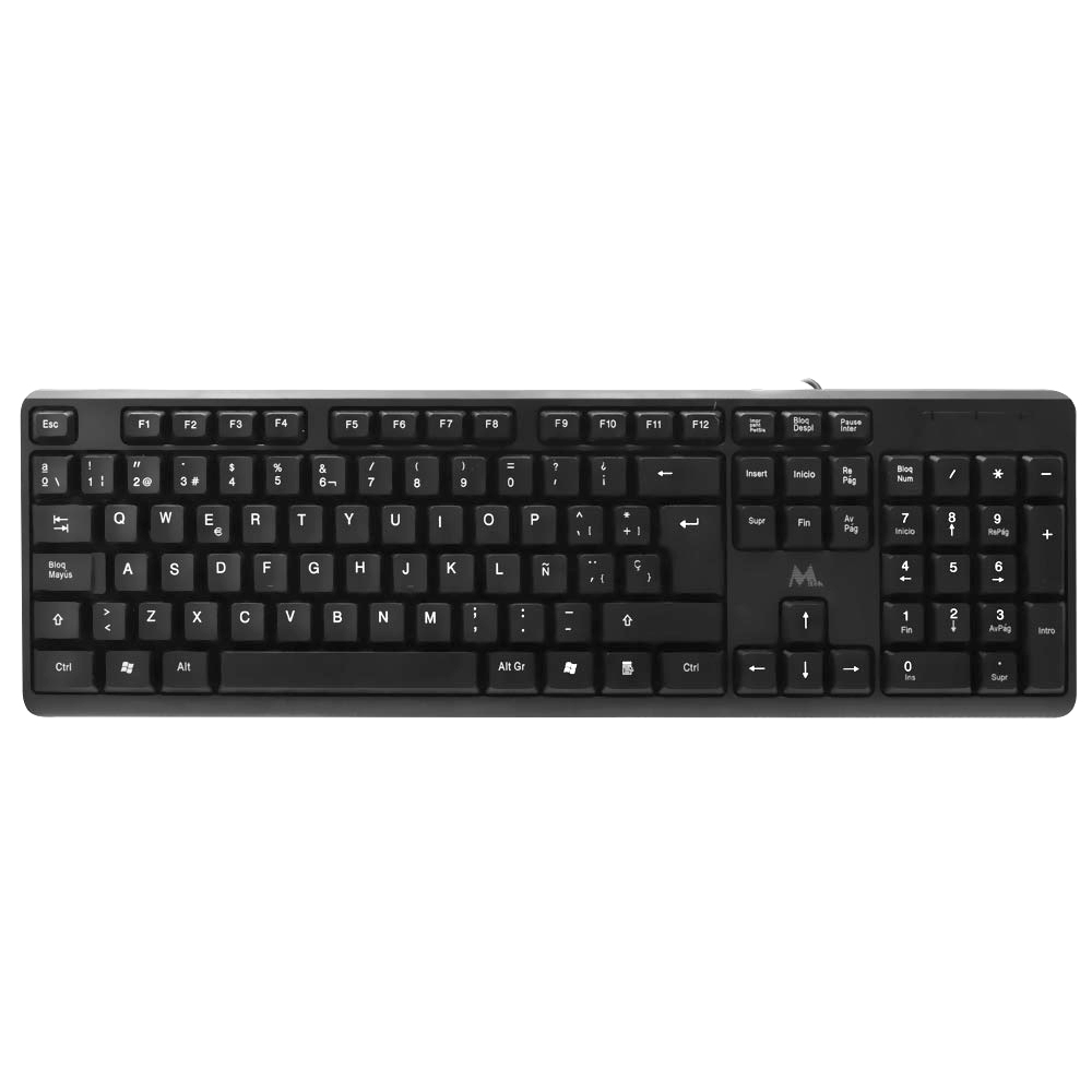 Teclado Mtek KB-8187 USB / Espanhol - Preto