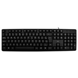 Teclado Mtek KB-8187 USB / Português - Preto