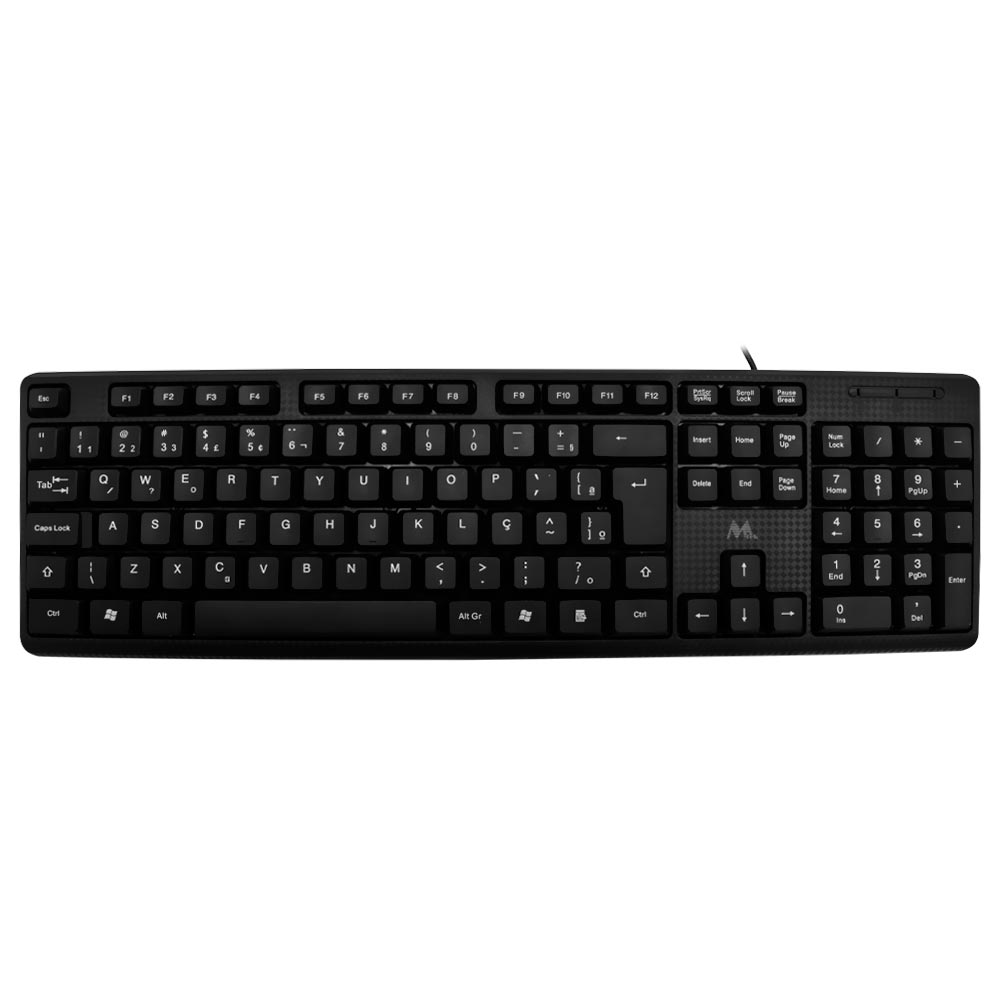 Teclado Mtek KB-8187 USB / Português - Preto