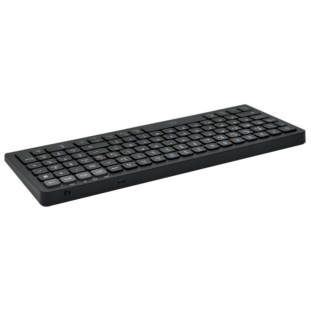Teclado Mtek KWB-2670B Wireless / Português - Preto