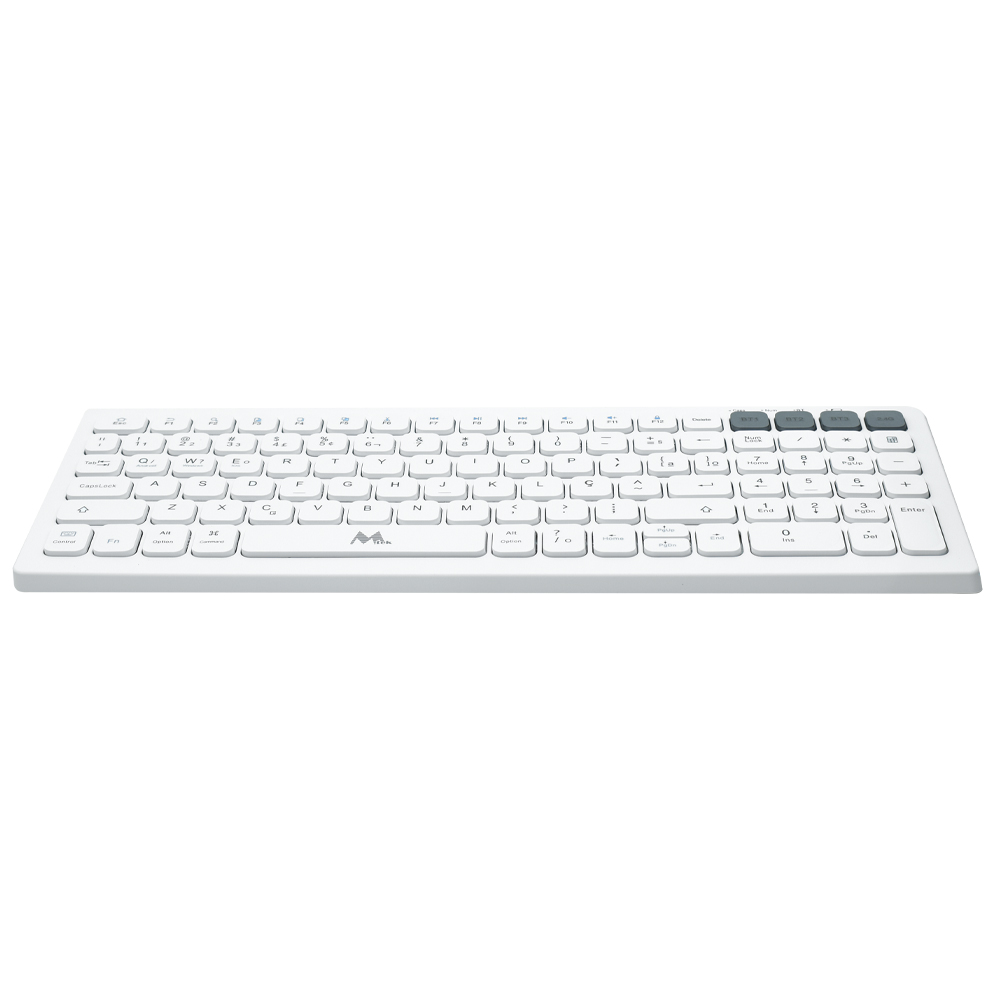 Teclado Mtek KWB-2670W Wireless / Português - Branco