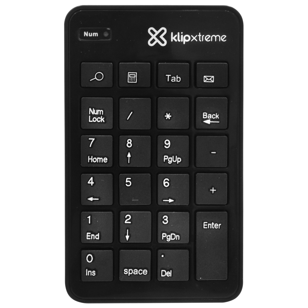 Teclado Numérico Klip KNP-110 Wireless - Preto