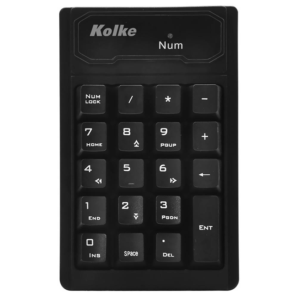 Teclado Numérico Kolke  KTN-544 Wireless - Preto