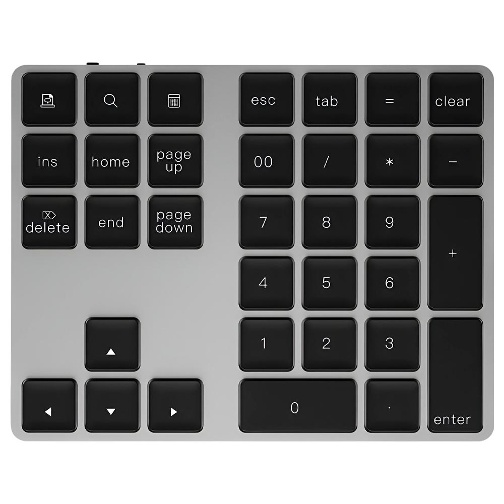 Teclado Numérico Wiwu Numeric Keypad NKB-02 Wireless - Steel Cinza