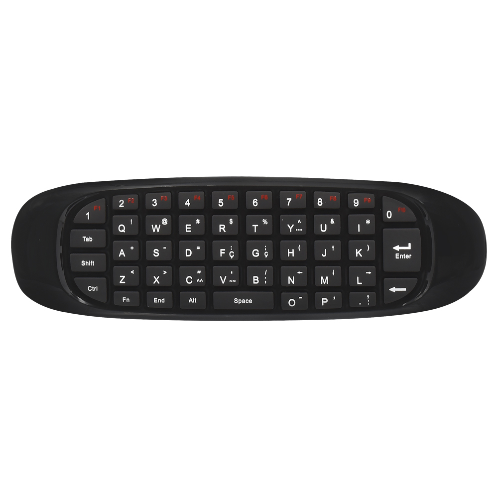 Teclado Satellite AK-722G Air Mouse Mini Smart Wireless - Preto