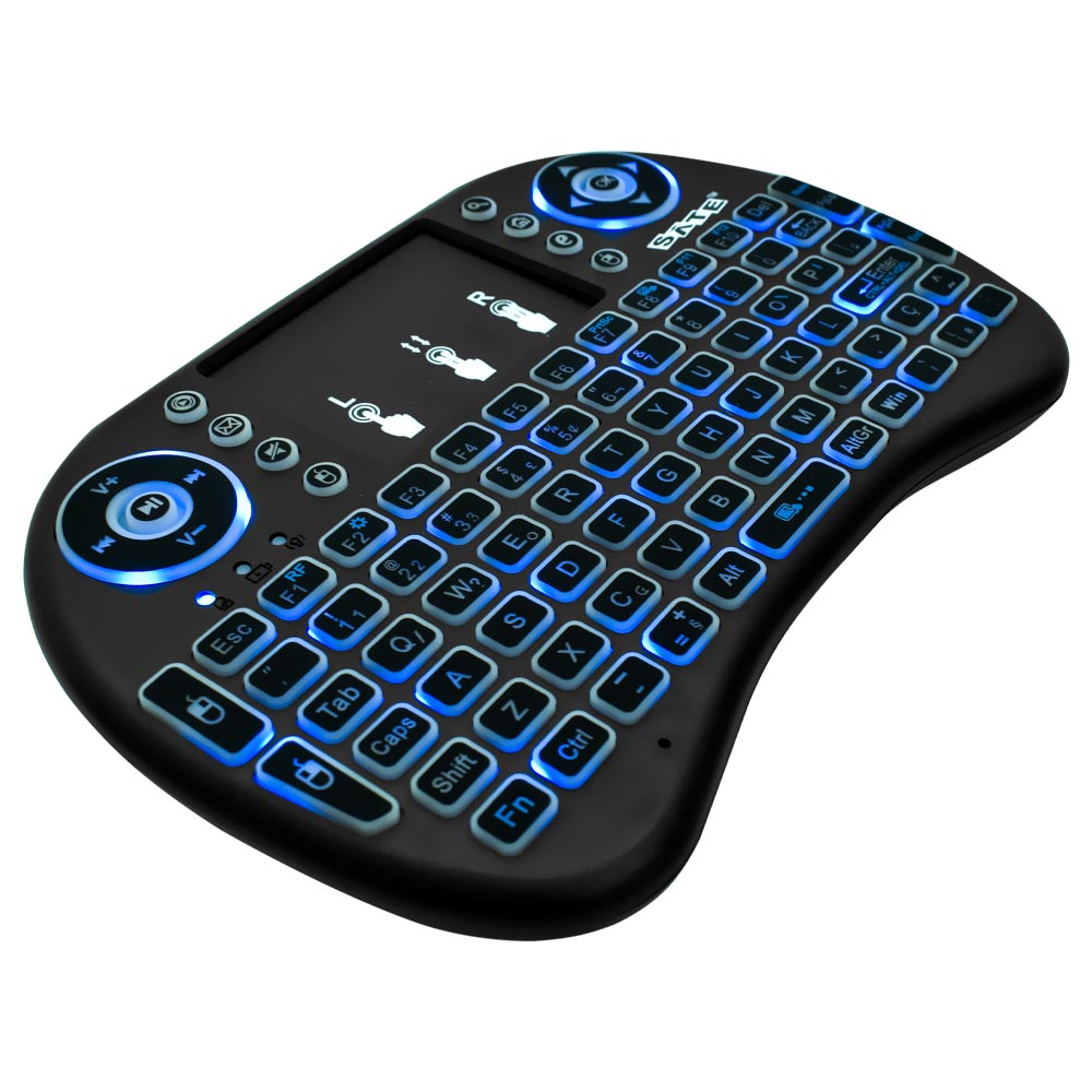 Teclado Satellite AK-724G Mini Smart Wireless / Backlight - Preto