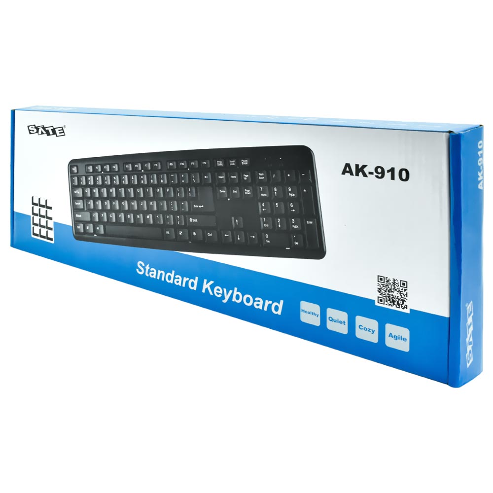 Teclado Satellite AK-910 USB / Espanhol - Preto