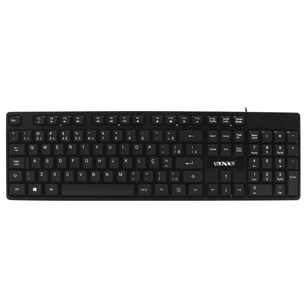 Teclado Satellite AK-921 USB / Português - Preto