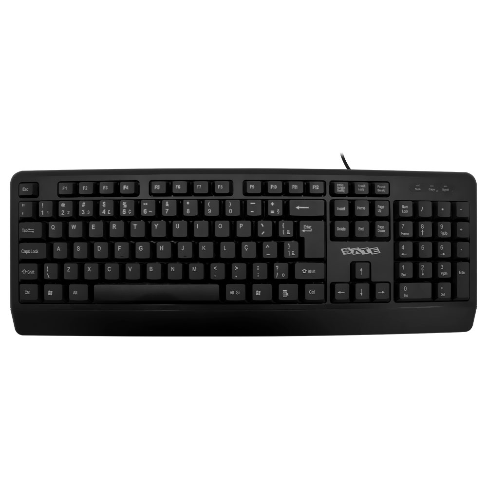 Teclado Satellite AK-931 USB / Português - Preto