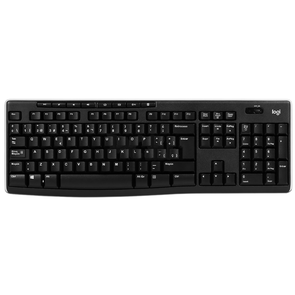 Teclado Wireless Logitech K270 - Espanhol (920-004426)