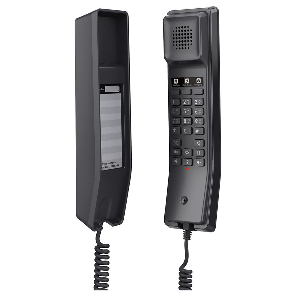 Telefone IP Grandstream GHP611 Com Fio / 2 Linhas / 2 Sip / Bivolt - Preto