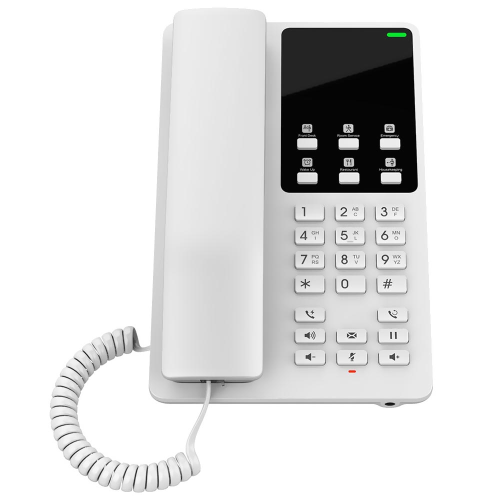 Telefone IP Grandstream GHP620W Com Fio / 2 Linhas - Branco