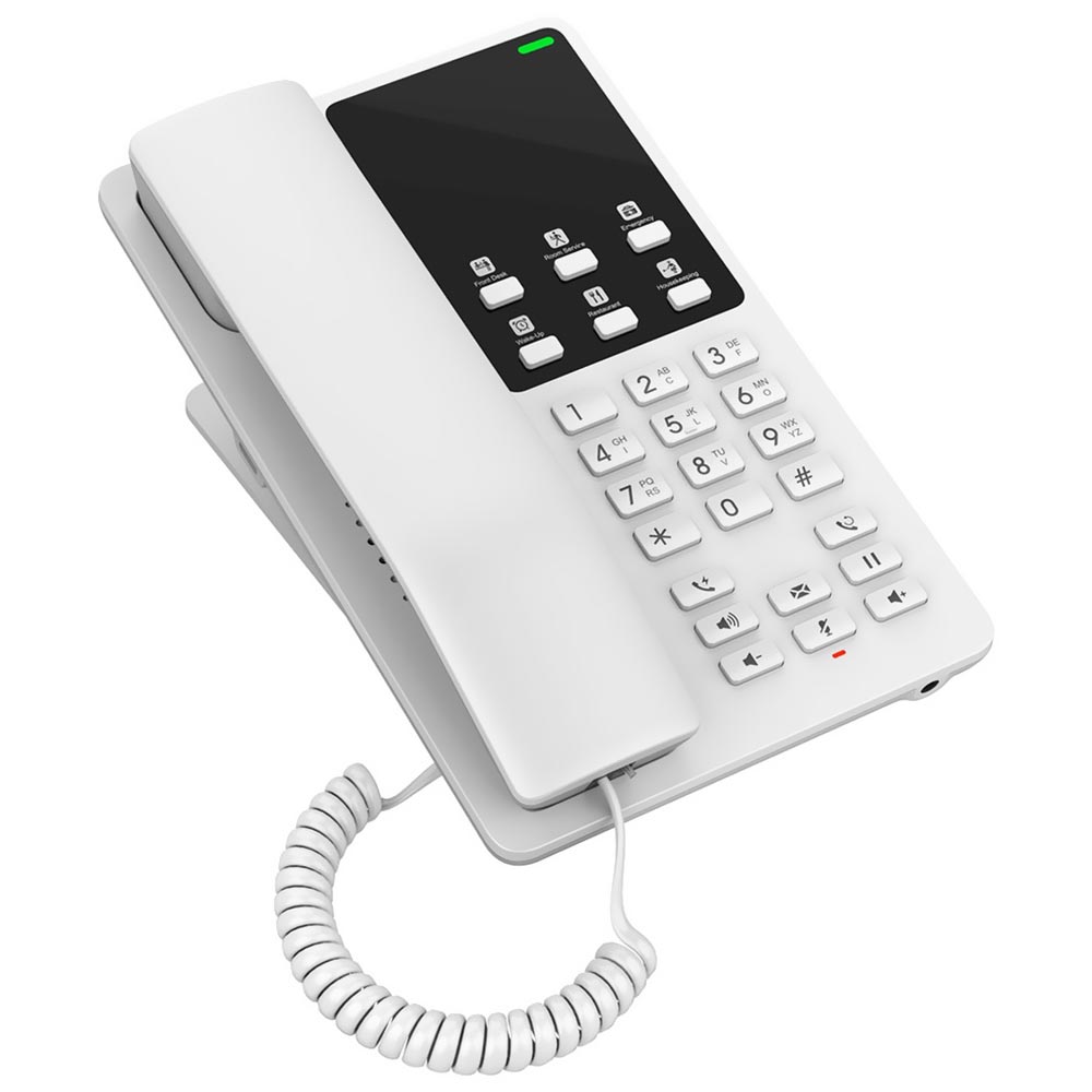 Telefone IP Grandstream GHP620W Com Fio / 2 Linhas - Branco