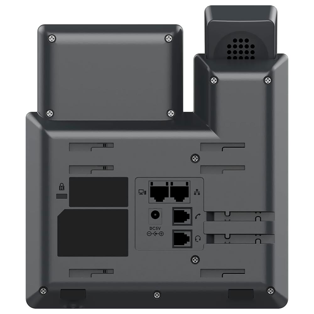 Telefone IP Grandstream GRP2602G Com Fio / 2 Linhas - Preto