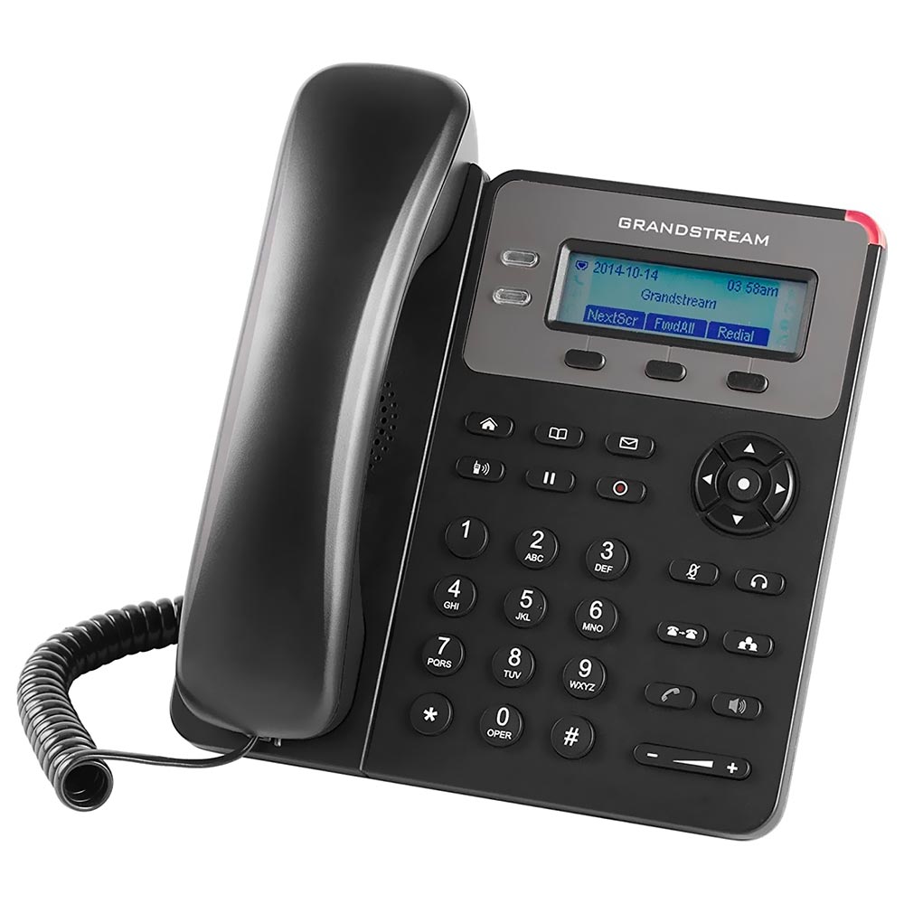 Telefone IP Grandstream GXP1610 Com Fio / 1 Linha / 1 Sip / Bivolt - Preto