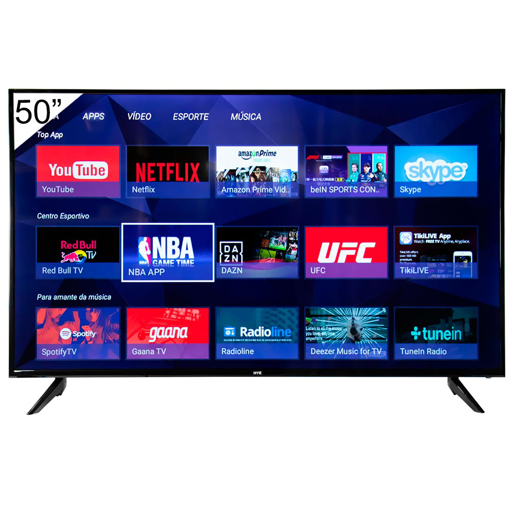 TV Smart HYE HYE50ATUX 50" Ultra HD / 4K / LED - Preto