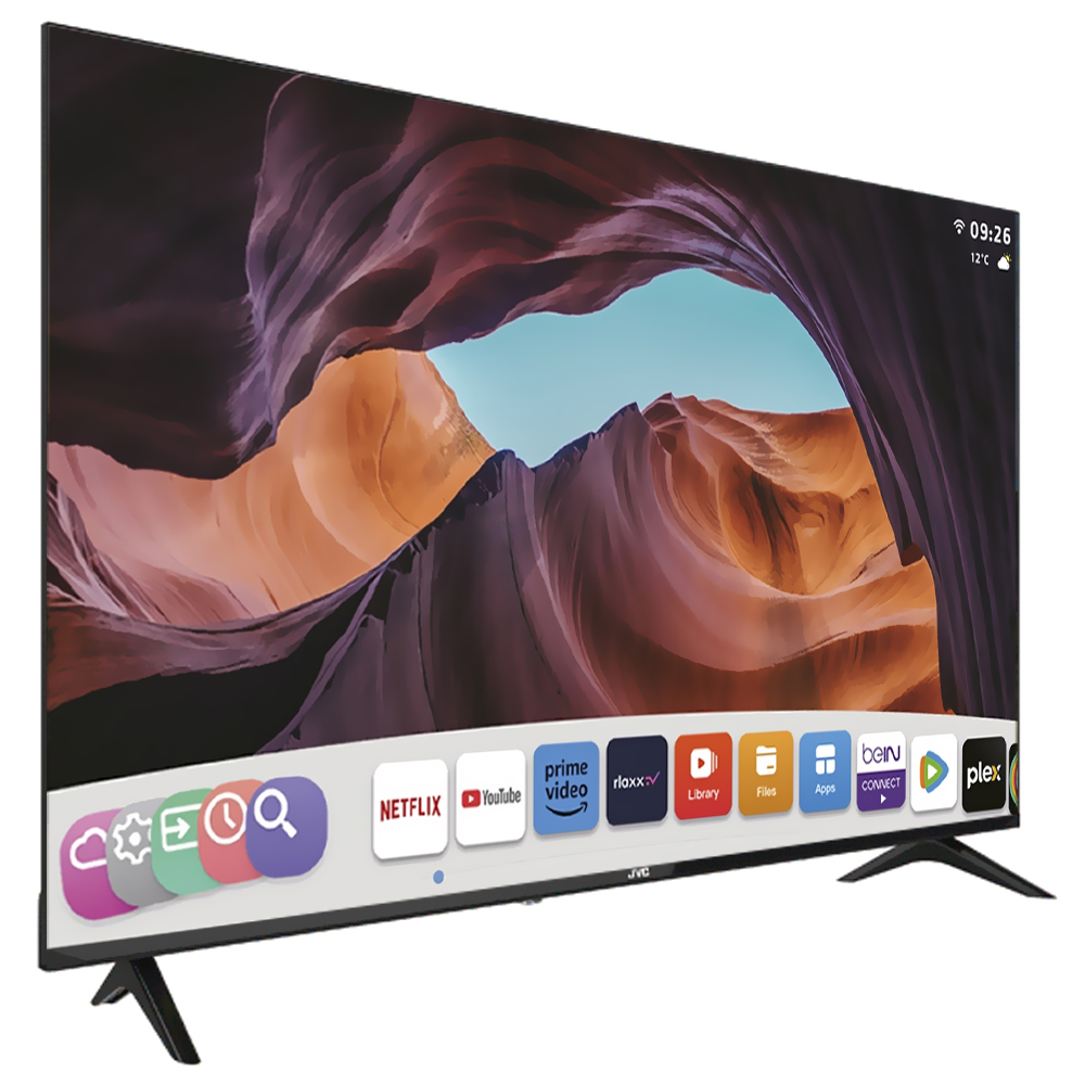 TV Smart JVC LT-70NQ7165U 70" Ultra HD / 4K / QLED - Preto