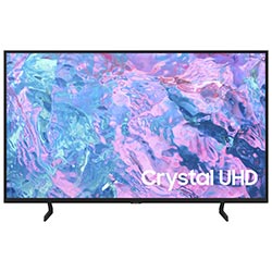 TV SMART LED 43" SAMSUNG UN43CU7090G CRYSTAL 4K UHD/HDR/HDMI/USB/WIFI/ISDB-T/BT/LAN/TIZEN/BIVOLT PRETO