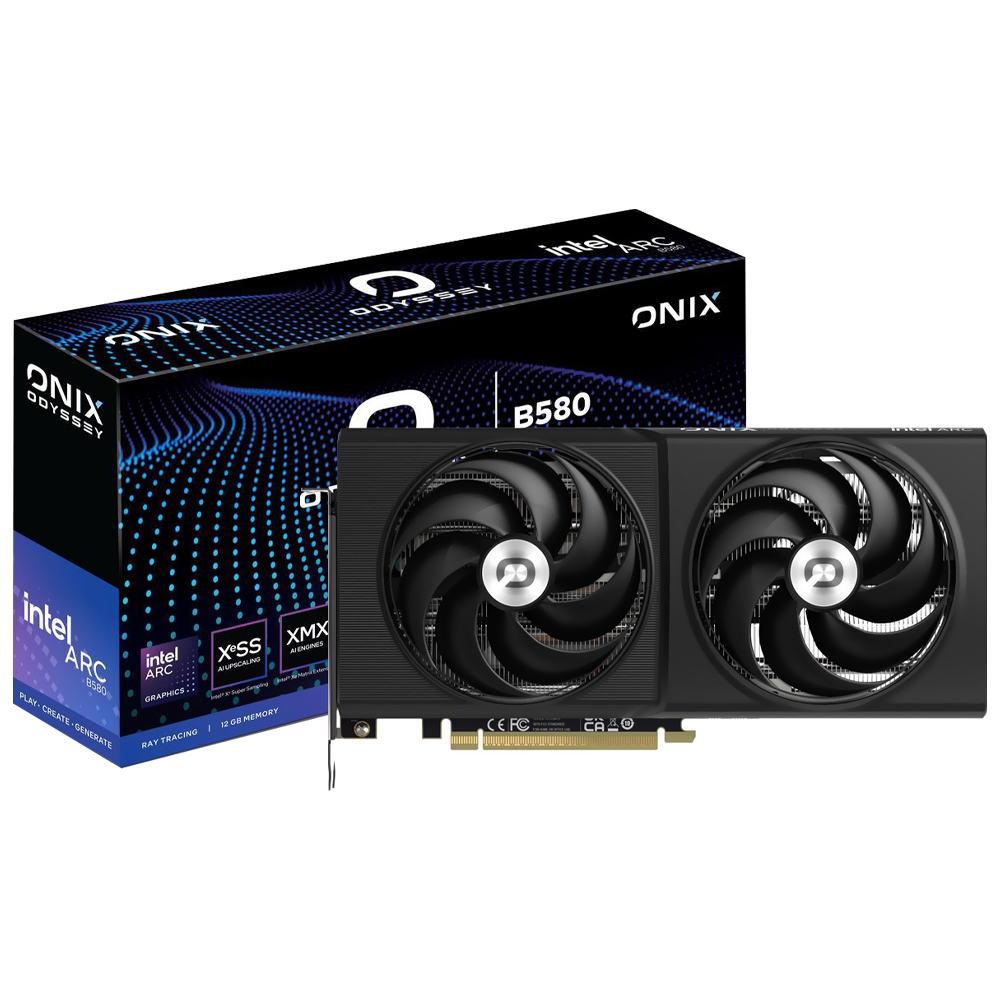 Placa de Video Onix Odyssey 12GB Intel ARC B580 GDDR6 - 8346-00178