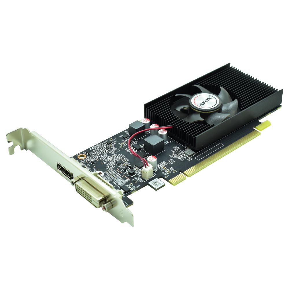 Placa de Vídeo AFOX 2GB GeForce GT1030 GDDR5 - AF1030-2048D5L4-V3