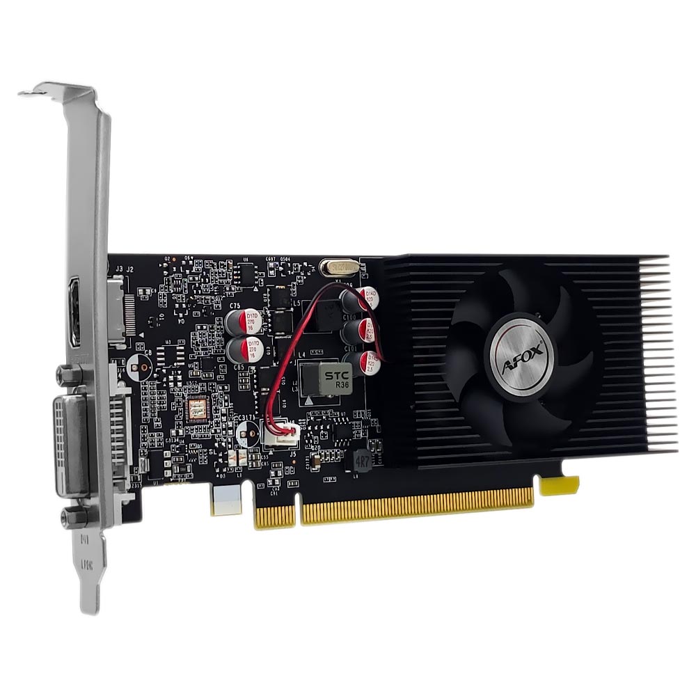 Placa de Vídeo AFOX 2GB GeForce GT1030 GDDR5 - AF1030-2048D5L5-V2