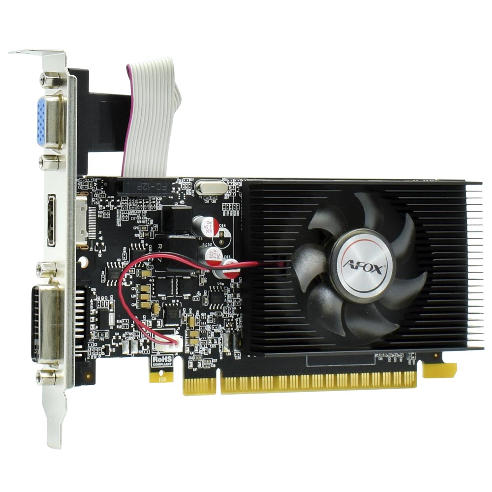 Placa de Vídeo AFOX 2GB GeForce GT420 DDR3 - AF420-2048D3L5
