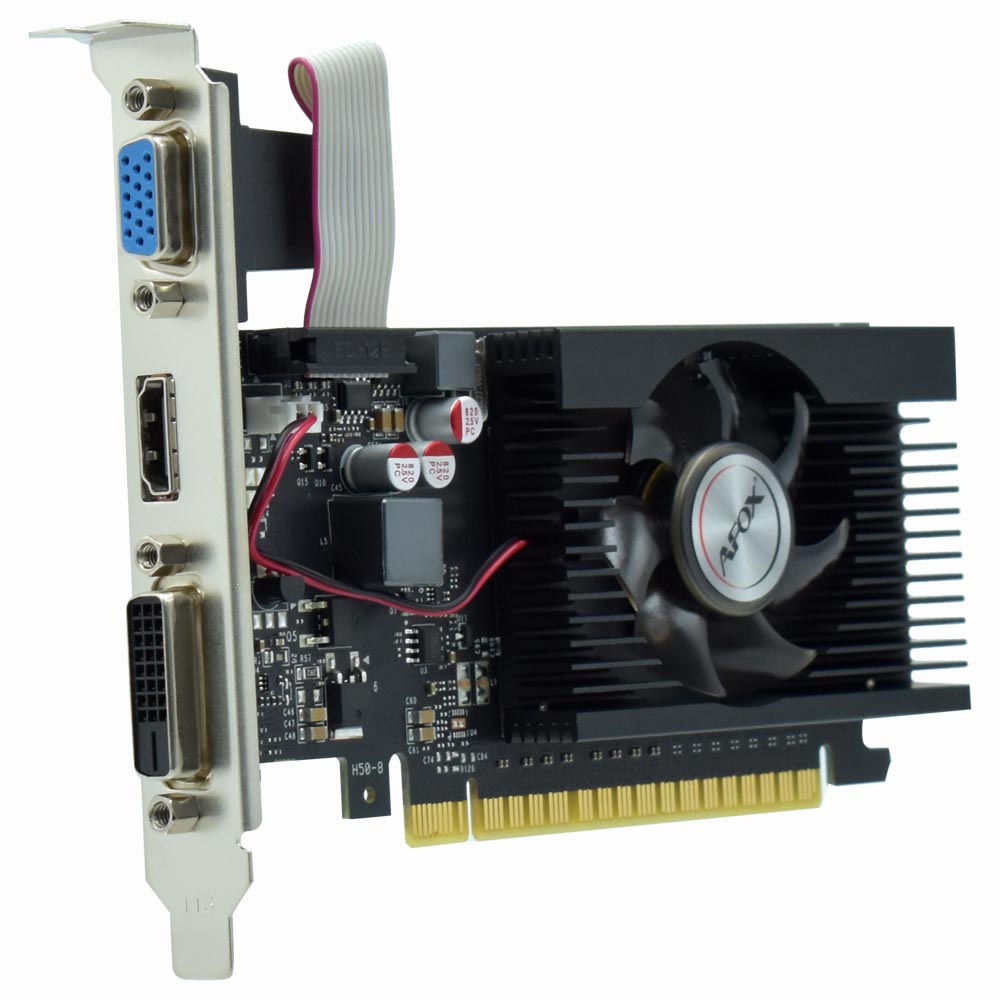 Placa de Vídeo AFOX 2GB GeForce GT710 DDR3 - AF710-2048D3L5-V3