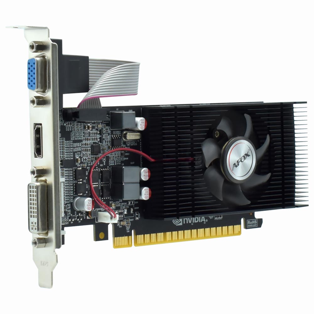 Placa de Vídeo AFOX 2GB GeForce GT740 GDDR5 - AF740-2048D5L4