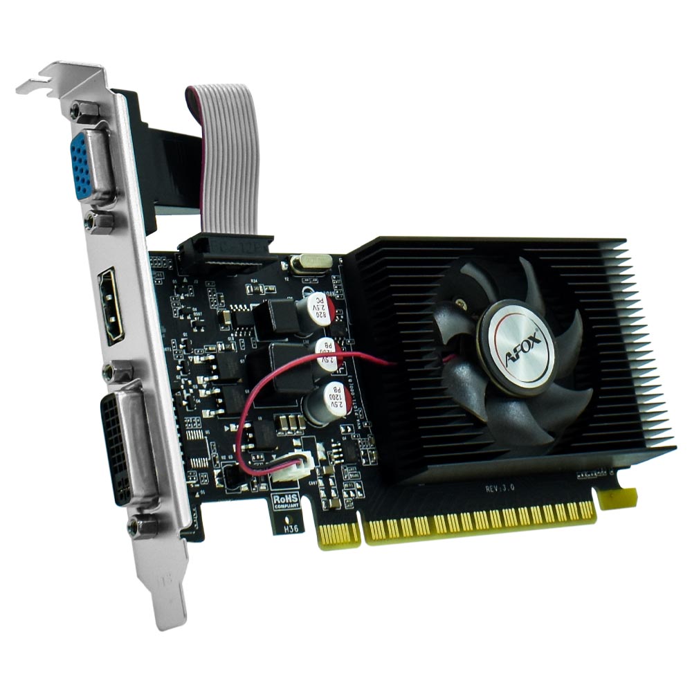 Placa de Vídeo AFOX 4GB GeForce GT420 DDR3 - AF420-4096D3L2