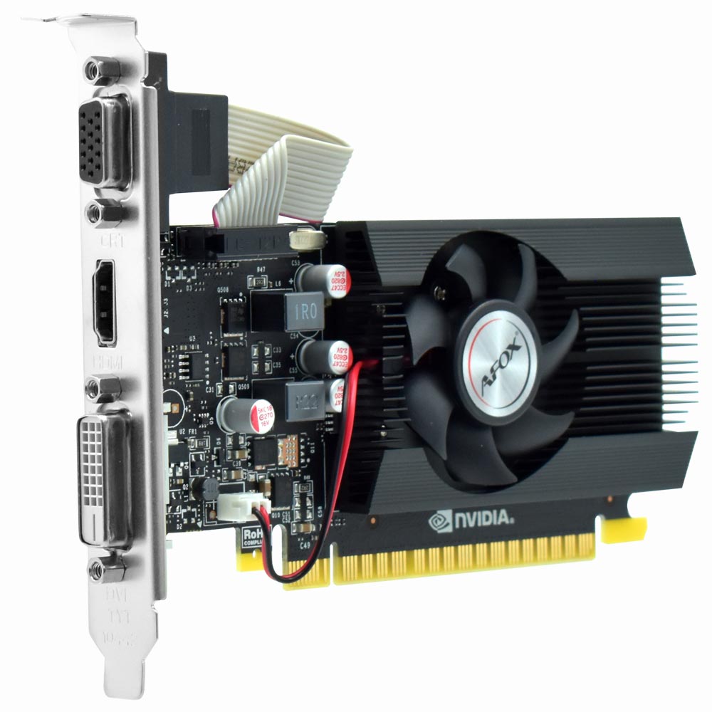 Placa de Vídeo AFOX 4GB GeForce GT710 DDR3 - AF710-4096D3L7-V1