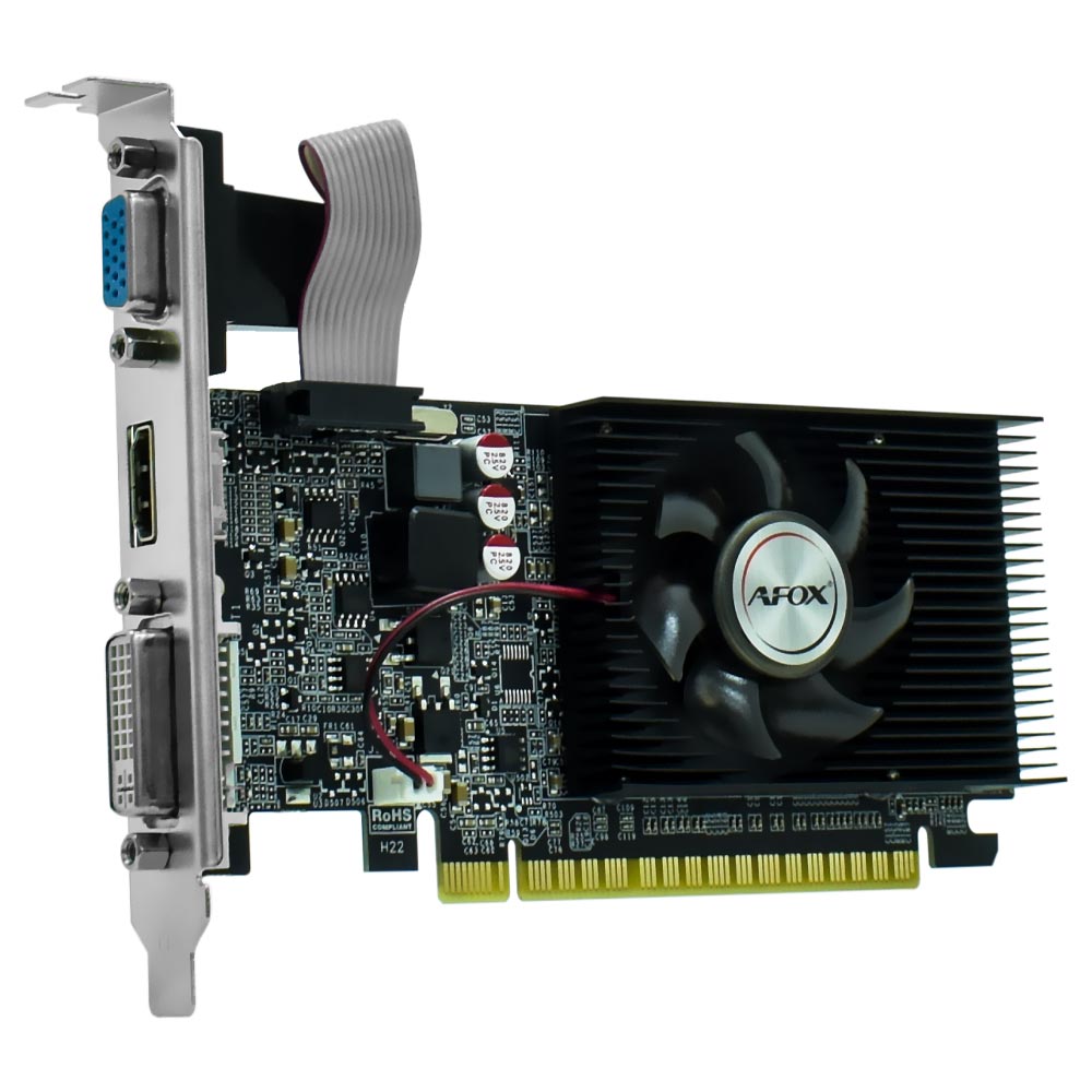 Placa de Vídeo AFOX 512MB GeForce G210 DDR3 - AF210-512D3L3-V2