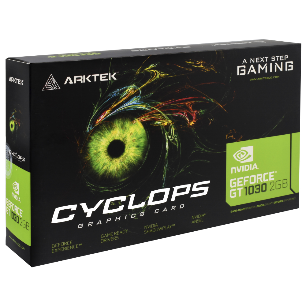 Placa de Vídeo Arktek Cyclops Gaming 2GB GeForce GT1030 GDDR5 - AKN1030D5S2GL1