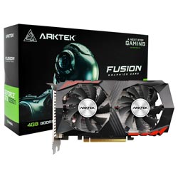 Placa de Vídeo Arktek Fusion Gaming 4GB GeForce GTX1050Ti GDDR5 - AKN1050TID5S4GH1