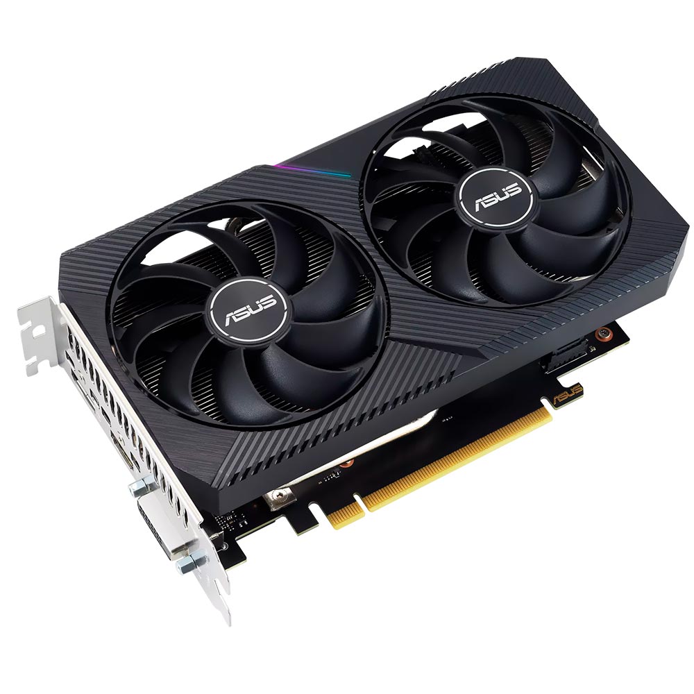 Placa de Video ASUS Dual OC 8GB GeForce RTX3050 GDDR6 - DUAL-RTX3050-O8G-V2