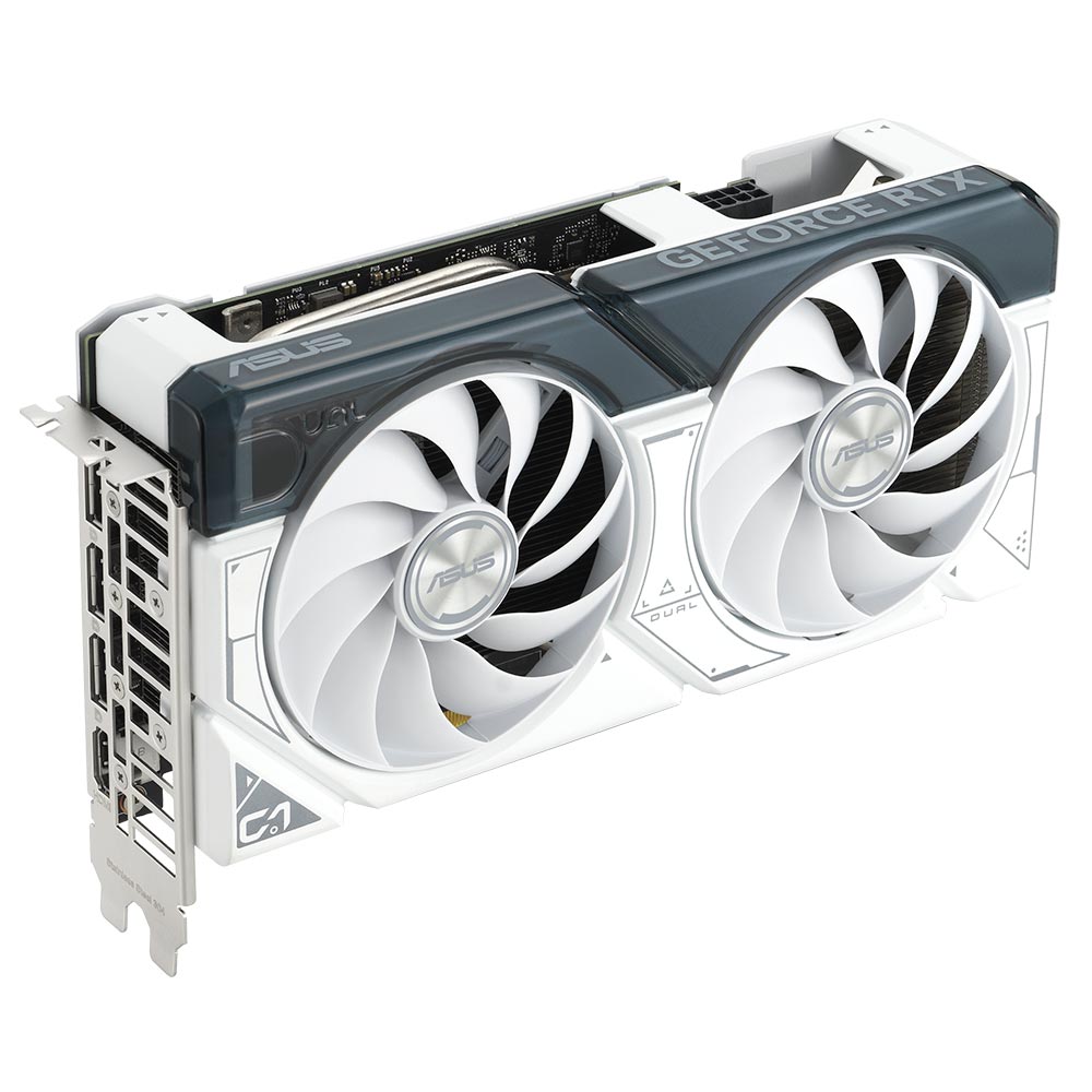 Placa de Vídeo ASUS Dual OC White 8GB GeForce RTX4060 GDDR6 - DUAL-RTX4060-08G-WHITE