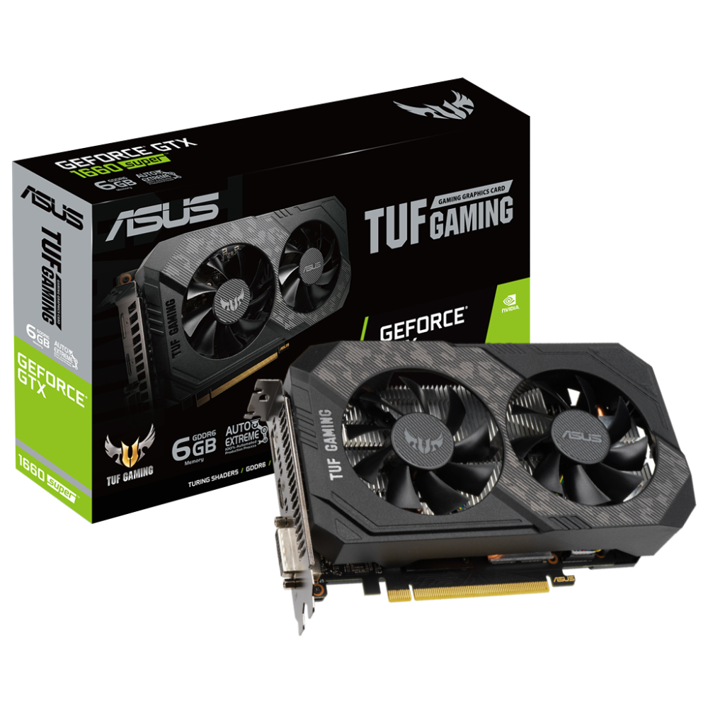 Placa de Vídeo ASUS TUF Gaming 6GB GeForce GTX1660 Super GDDR6 - TUF-GTX1660S-6G-GAMING