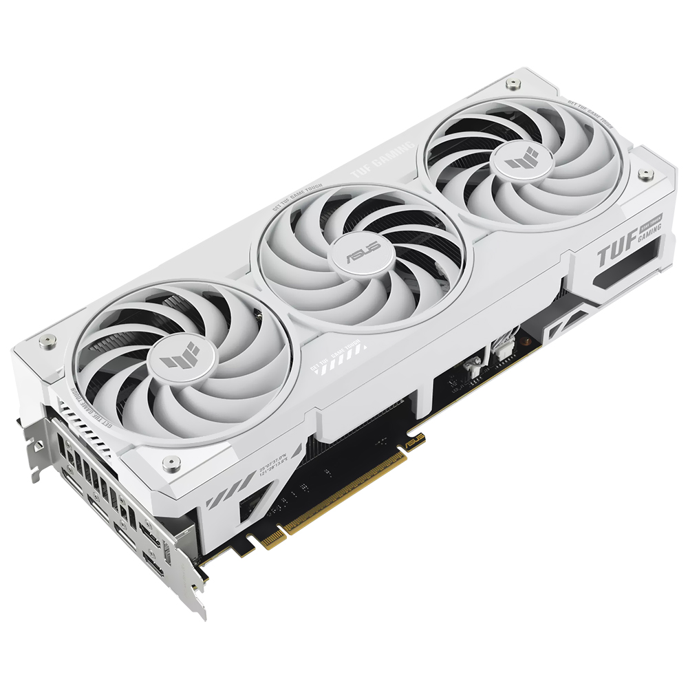 Placa de Vídeo ASUS TUF Gaming OC 16GB GeForce RTX5070TI GDDR7 - TUF-RTX5070TI-O16G-WHITE-GAMING