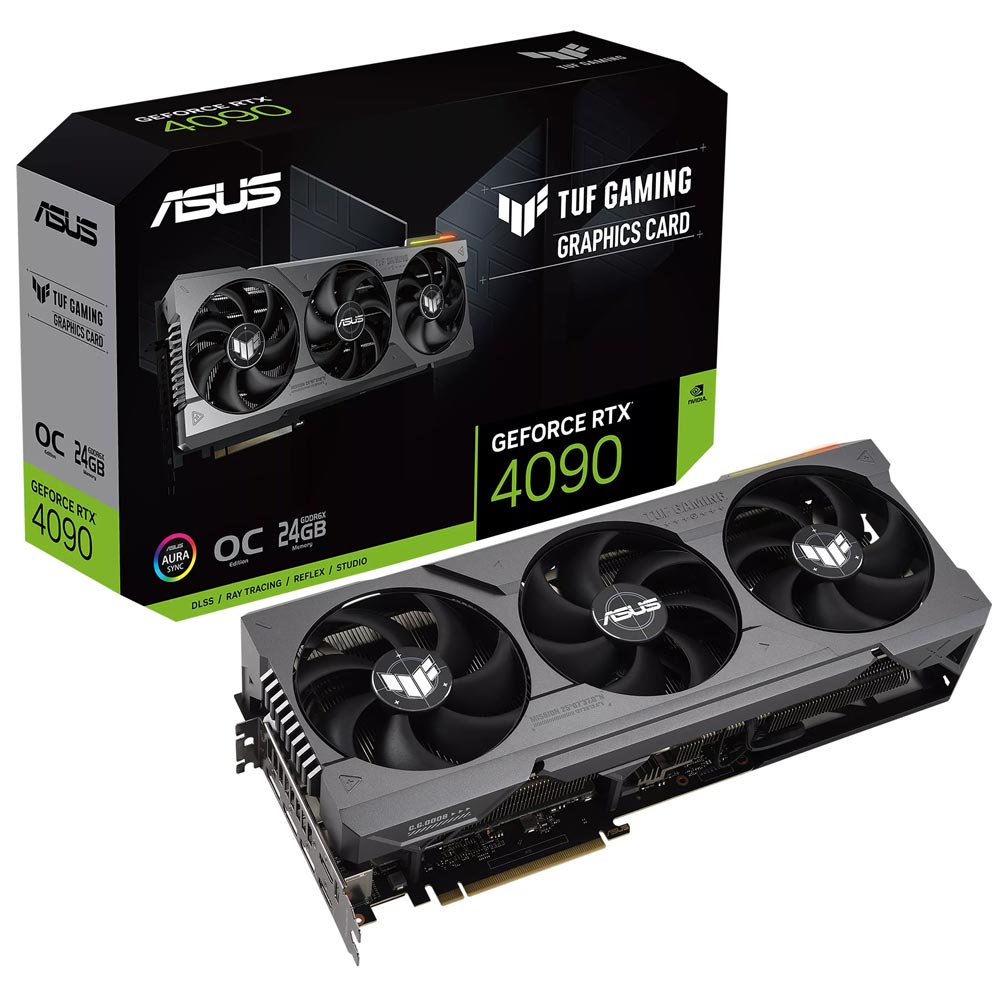 Placa de Vídeo ASUS TUF Gaming OC 24GB GeForce RTX4090 GDDR6X / ARGB - TUF-RTX4090-O24G-GAMING