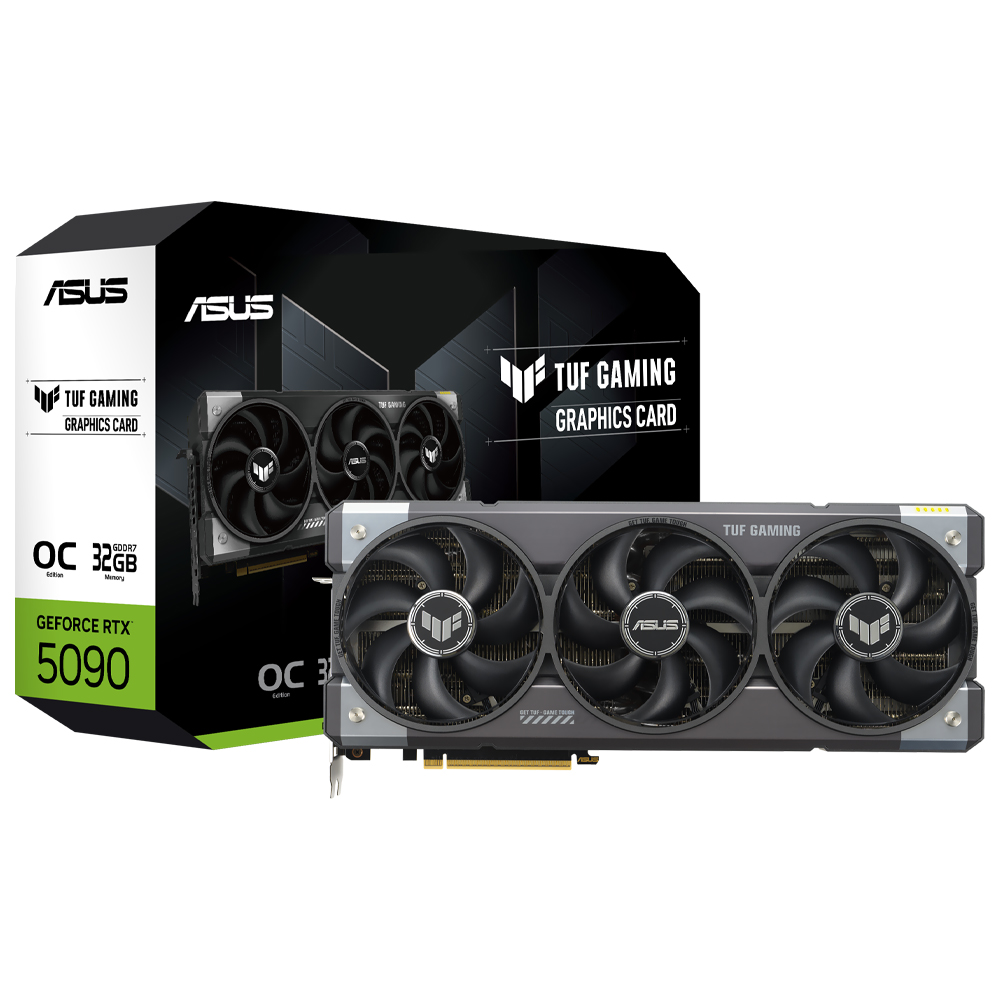 Placa de Vídeo ASUS TUF Gaming OC GTIII 32GB GeForce RTX5090 GDDR7 - TUF-RTX5090-O32G-GAMING