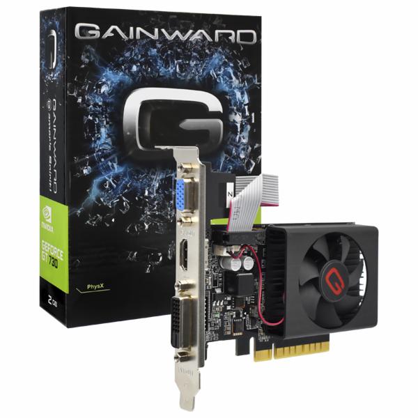 Placa de Vídeo Gainward 2GB GeForce GT730 DDR3 - NEAT7300HD46-2080F