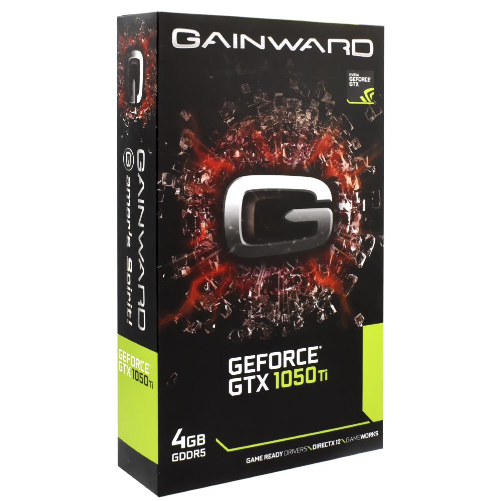 Placa de Vídeo Gainward 4GB GeForce GTX1050Ti GDDR5 - NE5105T018G1-1070F