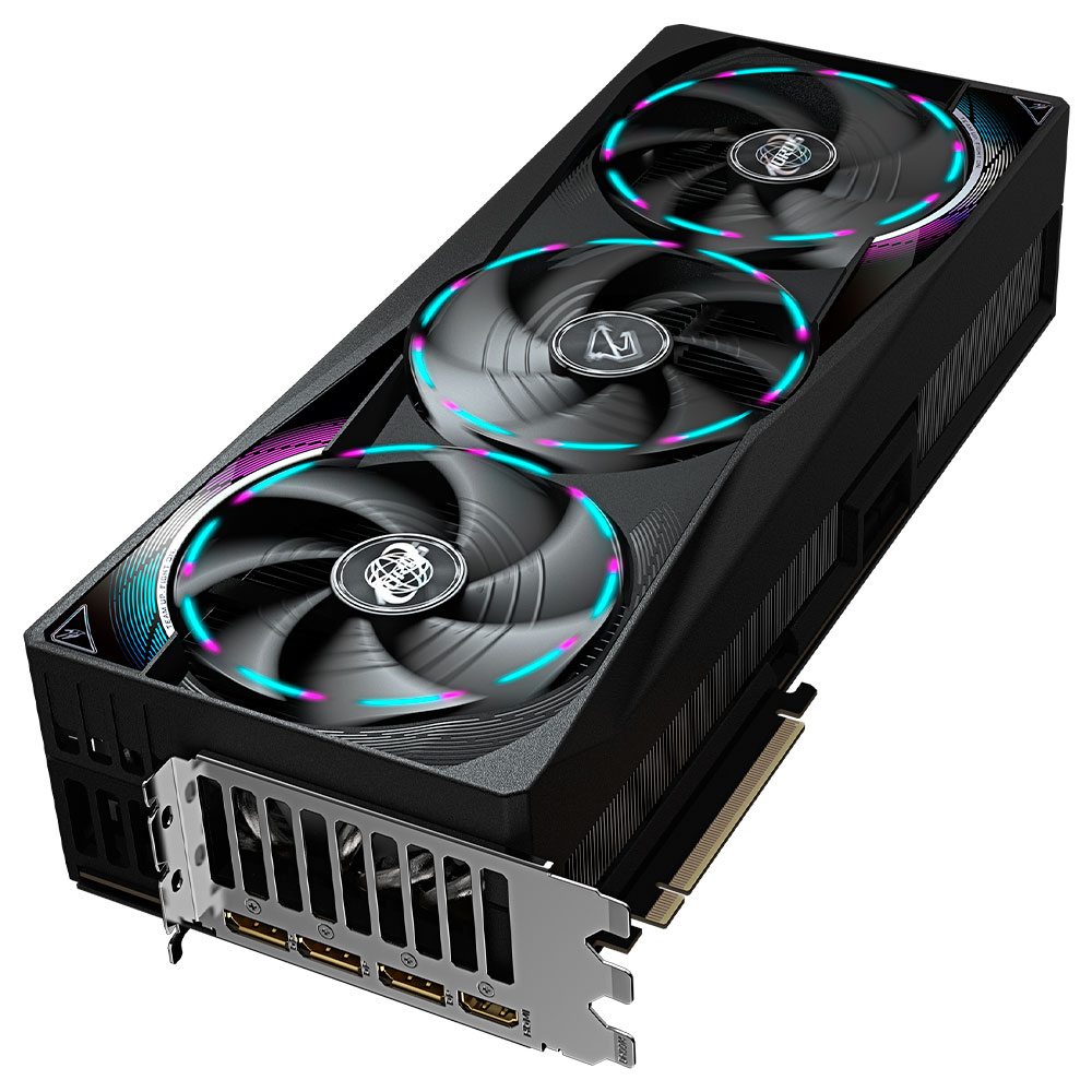 Placa de Vídeo Gigabyte AORUS Master 32GB GeForce RTX5090 GDDR7 - GV-N5090AORUS M-32GD