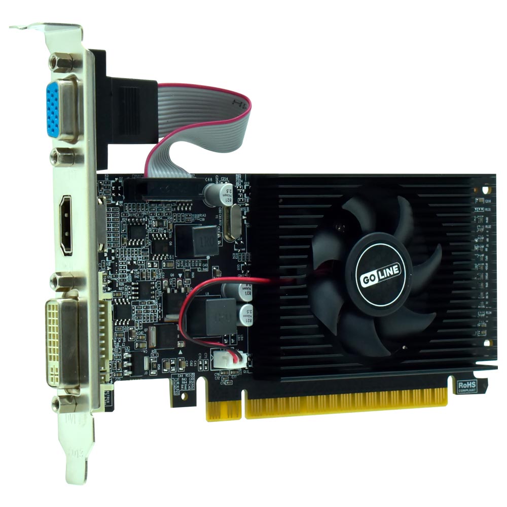 Placa de Vídeo Goline 1GB GeForce GT210 DDR3 - GL-GT210-1GB-D3
