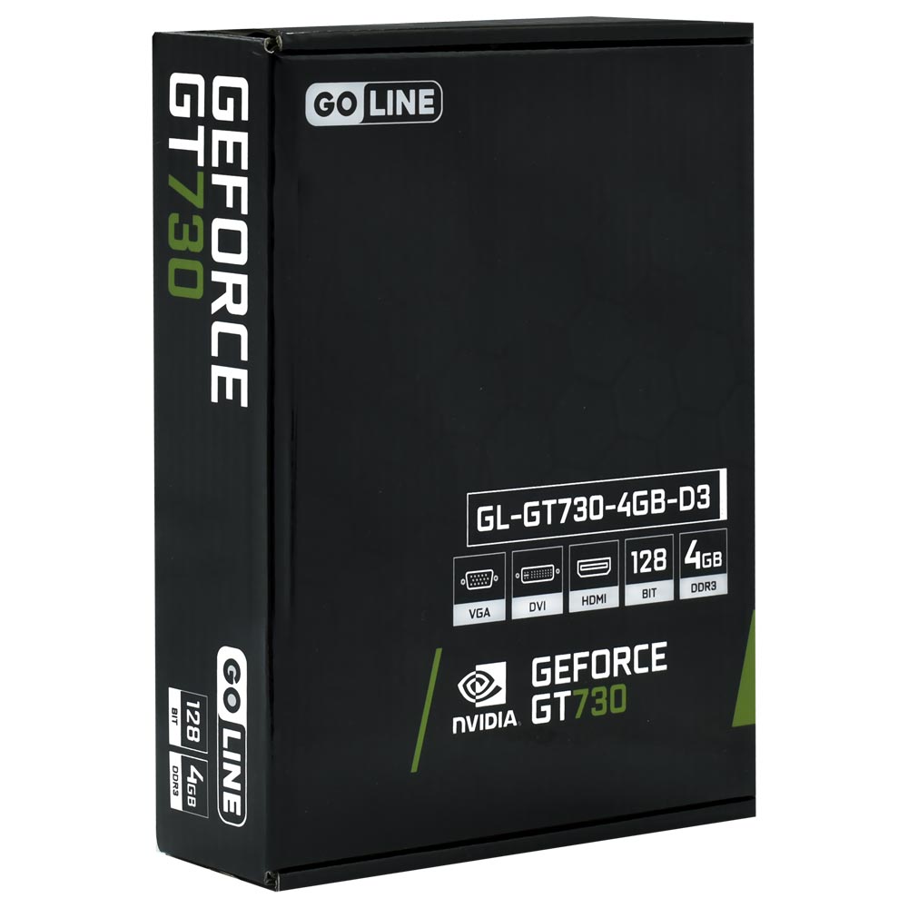 Placa de Vídeo Goline 4GB GeForce GT730 DDR3 - GL-GT730-4GD-D3