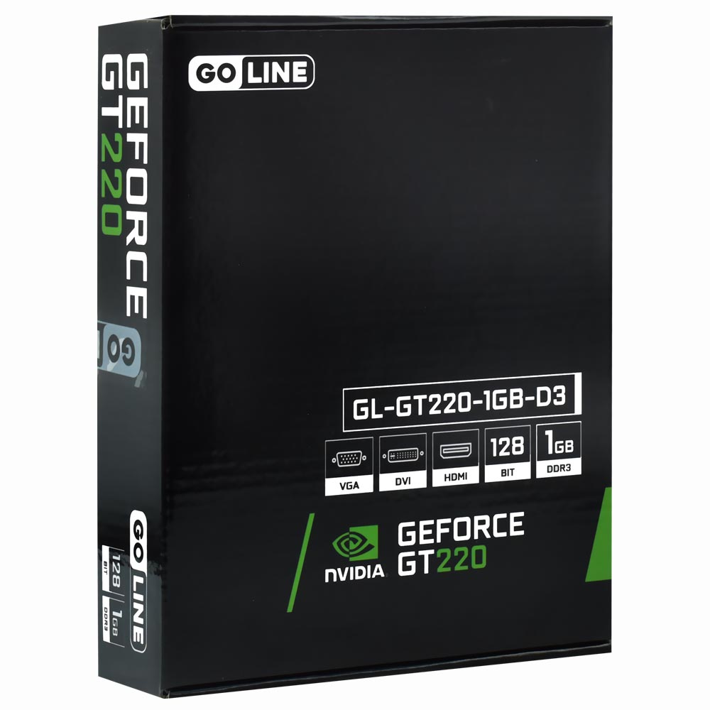 Placa de Vídeo Goline V2 1GB GeForce GT220 DDR3 - GL-GT220-1GB-D3