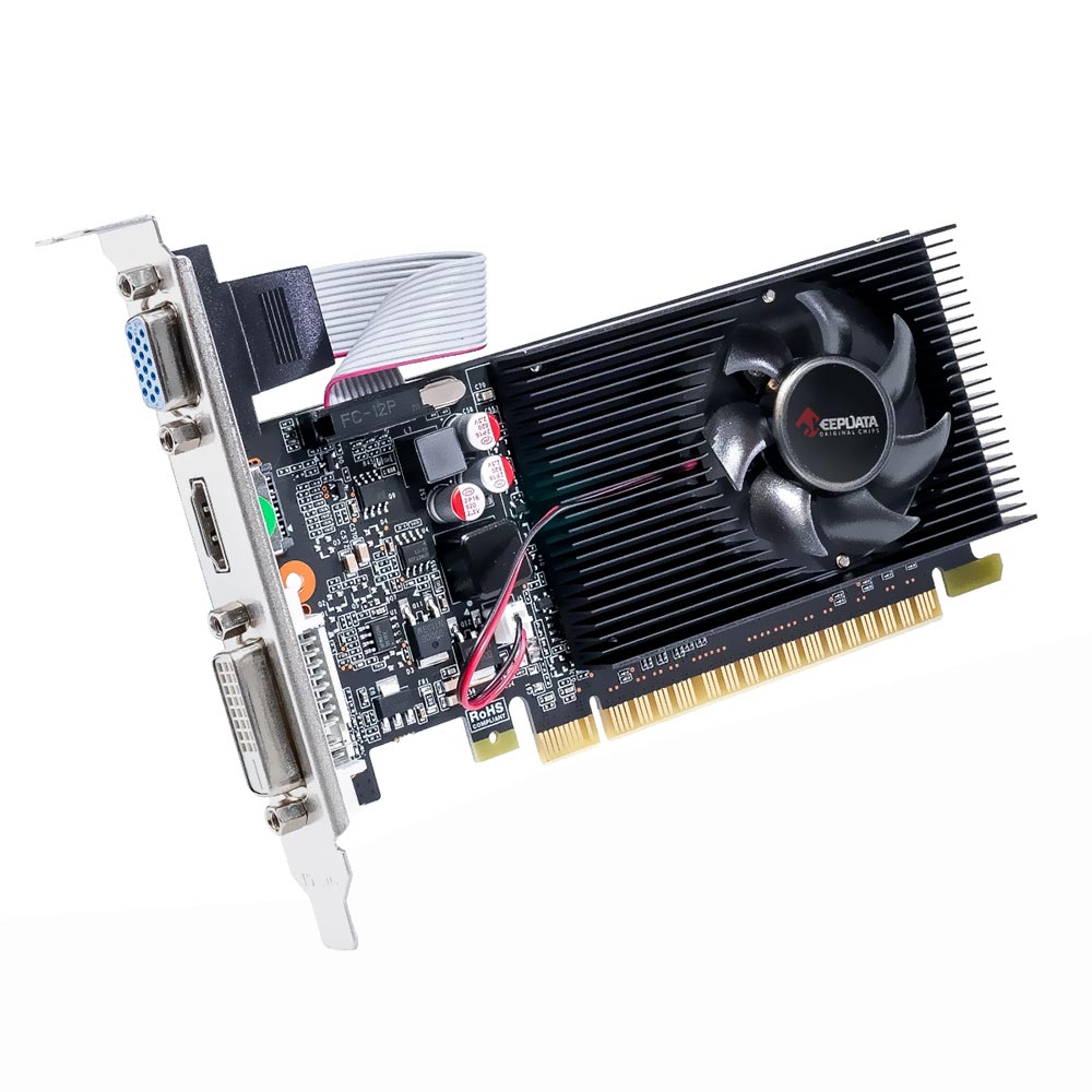 Placa de Vídeo Keepdata 4GB GeForce GT730 DDR3 - LOW PROFILE  KDGT730-4GD3/128B no Paraguai - Visão Vip Informática - Compras no Paraguai  - Loja de Informática